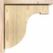 Ekena Millwork Del Monte Rough Sawn Corbel w/Backplate, Douglas Fir, 6"W x 14"D x 14"H COR06X14X14DEL01RDF - alternate 3